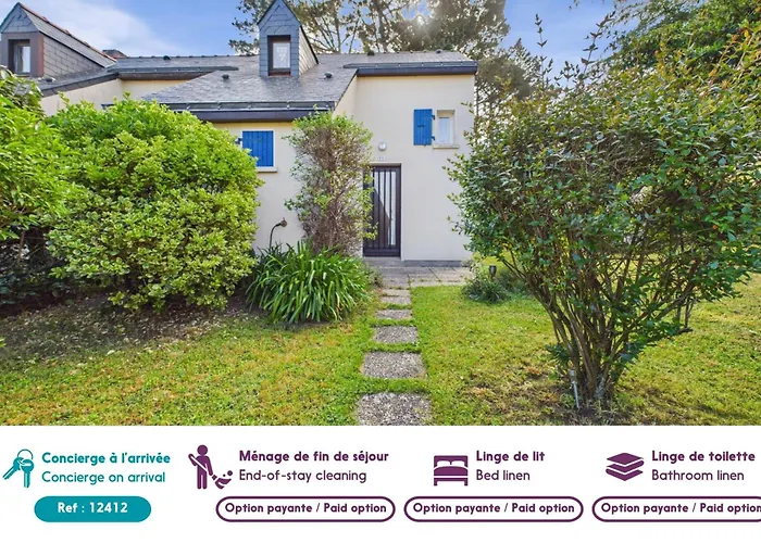 400m De La Plage, Jardin, Maison Pour 5 Le Pouliguen